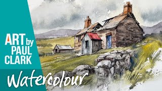 How to Paint an Abandoned Croft in Watercolour