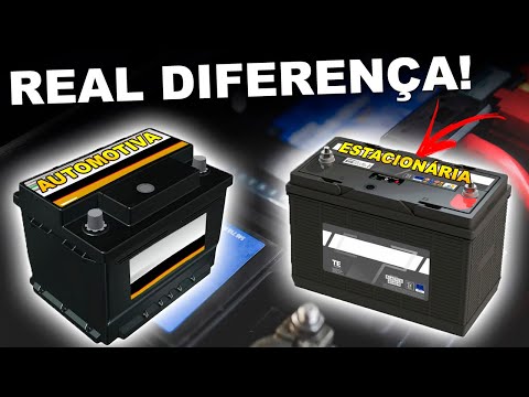 Qual a diferença entre baterias ESTACIONÁRIAS e AUTOMOTIVAS? (Aula 3)