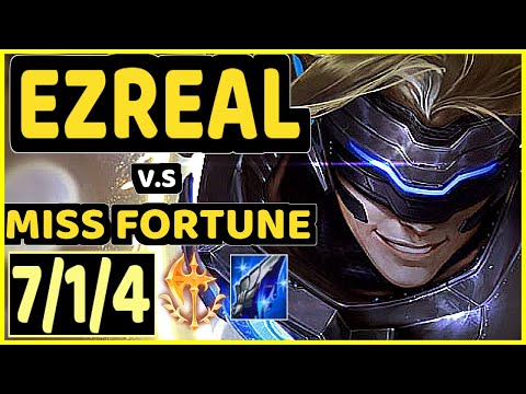 DEáDLY (EZREAL) vs MISS FORTUNE - 7/1/4 KDA BOTTOM ADC CHALLENGER GAMEPLAY - EUW