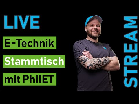 LIVE E-Technik Stammtisch mit PhilET | DGUV Vorschrift 3 & Communitytalk