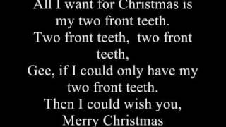 Nat 'King' Cole & His Trio - All I Want For Christmas (Is My Two Front Teeth) Lyrics