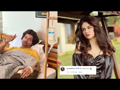 TV star Siddharth Nigam hospitalised, looks in pain, Avneet Kaur worried