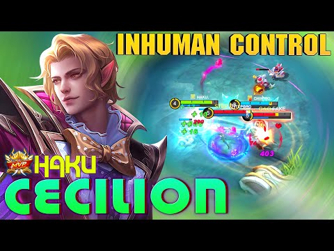 Cecilion Inhuman Control! Top Global Cecilion by HAKU ~ MLBB