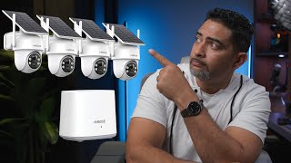 BEST of 2025: Ansque 4 Camera Kit Solar Power Wireless 360°PTZ Surveillance and Auto Tracking