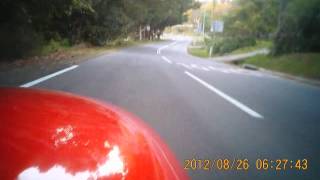 preview picture of video 'Upper Brookfield Road - First Descent in my new Mango Sport velomobile'