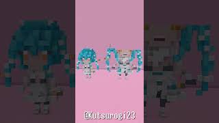 【マイクラ】兎田ぺこらさんを作ってみた！大きいのと小さいので比較してみる！ #shorts  #minecraft #hololive