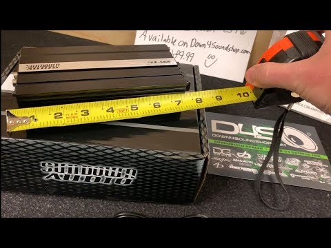 SUNDOWN AUDIO 500 WATT MINI MONOBLOCK!!
