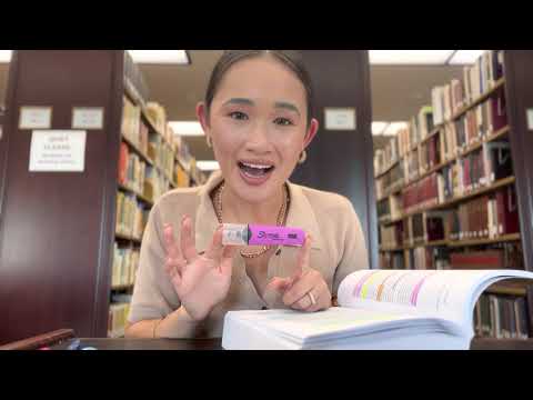 asmr law library | how I brief cases in law school, study method, and highlighting system