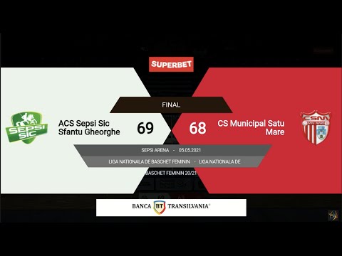 LNBF 2020-2021: Sepsi SIC Sf. Gheorghe - CSM Satu Mare (FINALS, GAME 1)