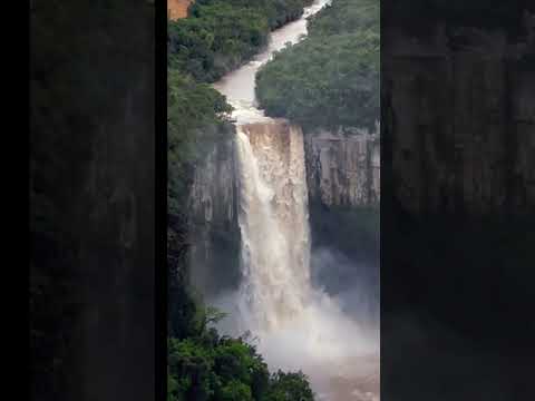Salto São João, PR, Brasil #natureza #turismo #paisagemnatural #travel #viagem #waterfall #viajar