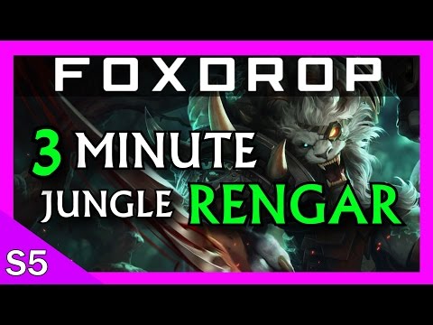 Jungle Rengar in 3 Minutes - League of Legends Season 5 Diamond Guide