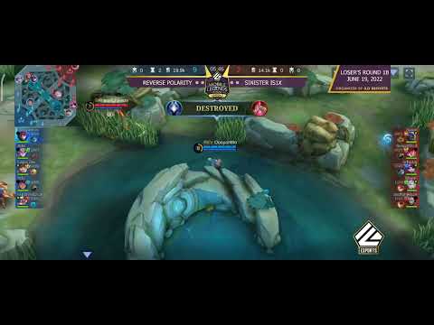 ILO Esports ML S2 │REVERSE POLARITY VS SINISTER IS1 X GAME 1