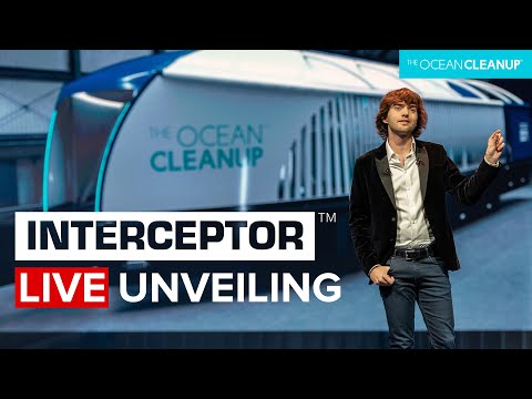 Boyan Slat unveils the Interceptor River Cleanup system | Cleaning Rivers | The Ocean Cleanup