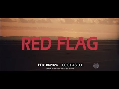 U.S. AIR FORCE  RED FLAG EXERCISE  1980s NELLIS AIR FORCE BASE NEVADA  86234