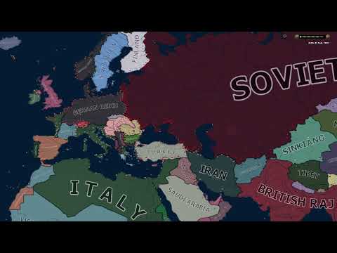 WW2 but axis is buffed (HOI4 Time-lapse)