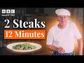 2 Steak Dishes In 12 Minutes With Marco Pierre White Meet Your Maestro BBC Maestro