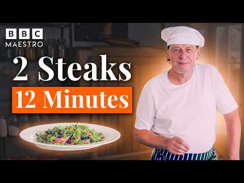 Steak with Snails and Wild Mushrooms in Garlic Butter