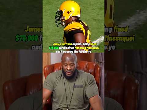 James Harrison was fined $75,000 for this hit 😳 (@thepivotpodcast )