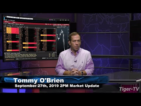 September 27th 2019, 2PM ET Market Update on TFNN