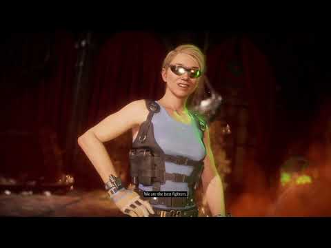 Sonya versus Liu Kang Mortal Kombat 11 CPU vs CPU