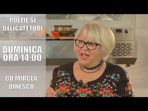 POEZIE ȘI DELICATEȚURI CU MIRCEA DINESCU 24 OCTOMBRIE 2021. INVITAT MIRABELA DAUER