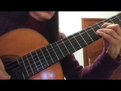 Leo Brouwer - Etude No. 6 played by Alison Galea