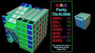 6x6x6 Parity Error #1 Flip 1 edge