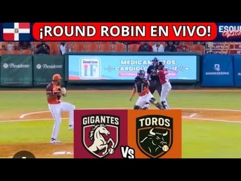 Toros del Este Vs Gigantes del Cibao. De La HABANA 🇨🇺 a PUNTA CANA live.