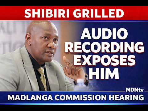 SHIBIRI CAUGHT IN AUDIO RECORDING | MADLANGA COMMISSION GRILLS HIM