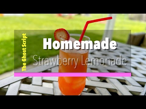 Homemade Strawberry Lemonade Recipe