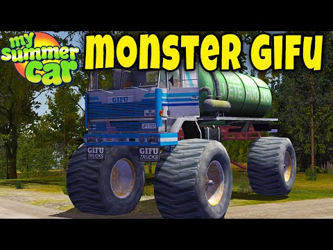 MONSTER GIFU (HUGE WHEELS AND DESTRUCTIVE POWER) - My Summer Car