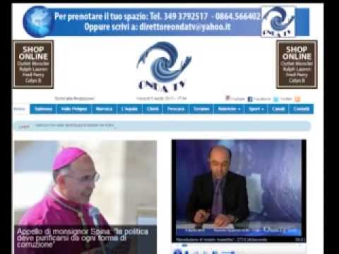 ONDA TG 6.04.2013 - BILANCIO SITO INTERNET E CANALE YOU TUBE ONDA TV