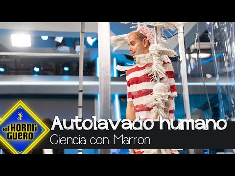Marron sorprende con un túnel de autolavado para humanos - El Hormiguero
