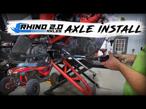 Honda Talon 1000R Front and Rear Rhino 2.0 Axle Install | SuperATV