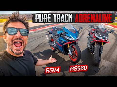 2026 Aprilia RSV4 and RS660 Factory at the Racetrack!