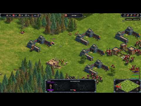 Age of Empires  Definitive Edition 1 vs 7 hardest AI random map
