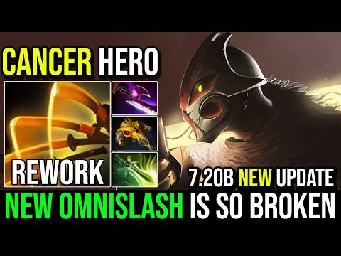 New Omnislash is Insanely Broken - Juggernaut Monster Crit Vs Cancer Huskar New Update 7.20b Dota 2