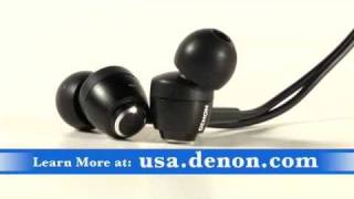 Denon AHC-560R In-Ear Headphones with Remote and Mic for iPhone/iPod
