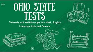 Getting To Ohio State Test Released Questions  - Grades 5, 6, 7 and 8 for Math, ELA, and Science