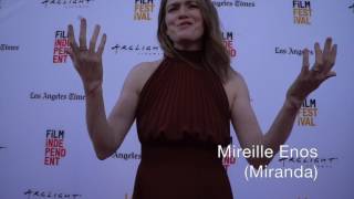 Interviews with Camille Thoman and Mireille Enos from Never Here video