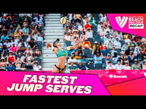 "Blink and you will miss it!" | Fastest Jump Serves | BeachProTour2022