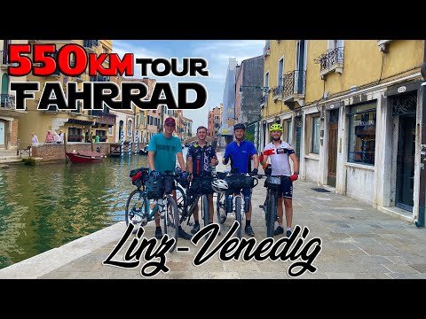 550km mit dem Fahrrad ⎢ Von Linz nach Venedig ⎢ Bikepacking Abenteuer Tour ⎢