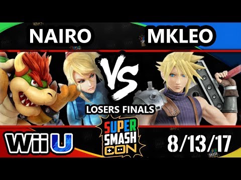 Smash Con 2017 Smash 4 - NRG | Nairo (ZSS, Bowser) Vs. FOX MVG | MKLeo (Cloud) Wii U LF