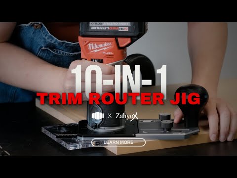 10-in-1 Trim Router Jig - Save Your Workshop Space & Cost