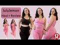 Lululemon Midsize Try On Haul Aligns Wunder Train DD Bras And New Bags Size 10