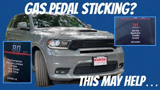 Gas pedal sticking on new Dodge? Check this first!
