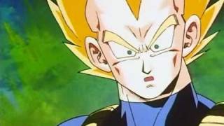 Vegeta realises that Future Trunks is his son
