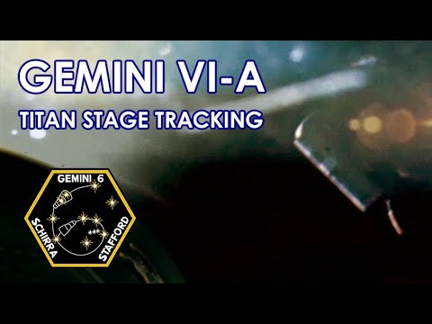 GEMINI VI-A Titan II Stage Tracking - Approximate Real-Time (1965/12/15)