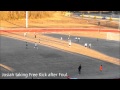 Josiah Phillips - Direct Free Kick (Coach wanted it just inside the 18).