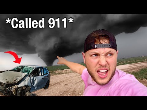 Violent 4-Day Tornado Chase (CAR DESTROYED)